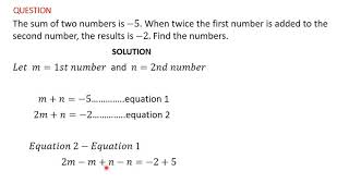 14 Solving Word Problems using Simultaneous Equations [upl. by Roseanna]