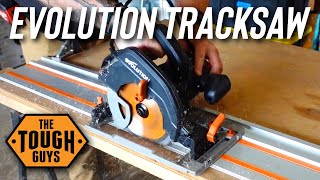 How to Use Evolution Track Saw R185CCSX [upl. by Einnoc]