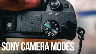 Sony Camera Basics  Understanding Your Camera Dial [upl. by Ike]