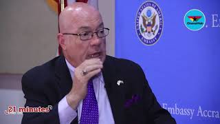 Why Ghanaians are bounced visas  US Ambassador gives details [upl. by Evangelia587]