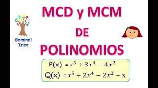 MCM y MCD de POLINOMIOS [upl. by Anilos]