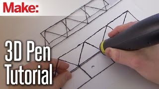 3D Printing Pen Tutorial [upl. by Ettener37]