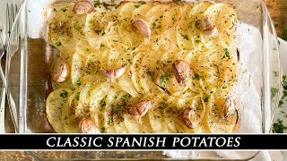 Classic Spanish Potatoes  Patatas Panaderas Recipe [upl. by Lu]