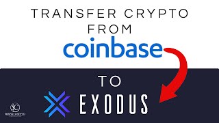 How to transfer crypto from Coinbase to Exodus wallet and how to set up an Exodus Wallet [upl. by Gnoix]