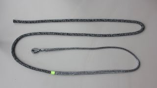 Taper a double braided Dyneema rope [upl. by Rosen854]