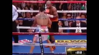 FLOYD MAYWEATHER VS VICTOR ORTIZ HIGHLIGHTS HEADBUTT AND KO [upl. by Brathwaite282]