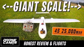 GIGANTIC LONG RANGE FPV PLANE  Skyhunter 1800mm Honest Review Setup tips amp Flights [upl. by Elison]