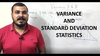 STATISTICS Variance and Standard Devation [upl. by Ellerahs]