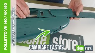 Riparare asta regolazione velocità folletto VK 140 150  BierreStore [upl. by Rekcut734]