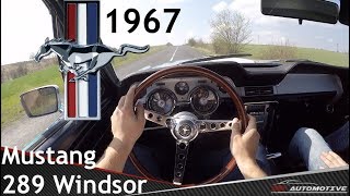 Ford Mustang 1967 289 V8 POV Test Drive  Acceleration 0  80 mph [upl. by Brom]