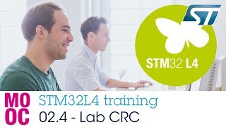 STM32L4 training 024 System and memories  Handson CRC unit [upl. by Seta]