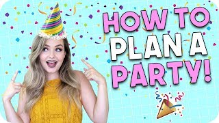 How to Plan a Party Party Planning Checklist [upl. by Ahser]