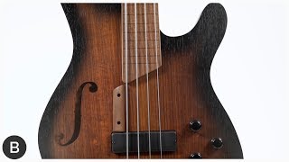 CORT FRETLESS BASS  Artisan B4FL MHPZ [upl. by Encrata]