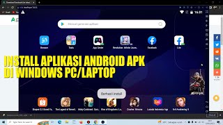 Cara Install Aplikasi Apk Di Windows Laptop atau PC [upl. by Priest]