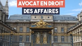 Avocats  la spécialité droit des affaires [upl. by Leunam]