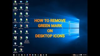 How to remove Green Tick on Desktop Icons [upl. by Erialcyram]