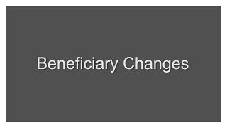 When to Change Your Beneficiary Designation After Retirement [upl. by Enelrae450]