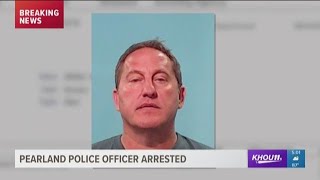 Pearland police officer arrested [upl. by Hazlip]