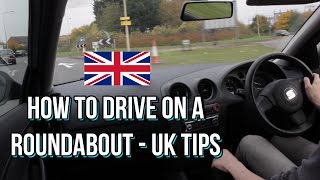 How to drive on roundabouts  UK Driving Tips [upl. by Ahsineg]