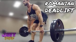 How to Perform Romanian Deadlift  Hamstring Leg Exercise [upl. by Nasas]