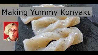 How to make Konyaku Devils Tongue Japans mysterious health amp diet food [upl. by Gottlieb]