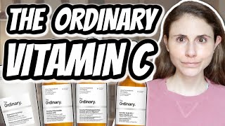 ALL THE ORDINARY VITAMIN C PRODUCTS Dermatologist Review  Dr Dray [upl. by Ingamar]