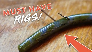 Bass Fishing 101 5 Bass Fishing Rigs You NEED to KNOW [upl. by Anaicilef]