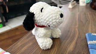 Snoopy amigurumi Part 1 EN [upl. by Jerald]