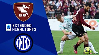 Salernitana vs Inter Extended Highlights  Serie A  CBS Sports Golazo [upl. by Edecrem]