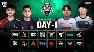 PUBG Mobile NEPX Showdown  Grand Finals Day 1 [upl. by Thomasine]