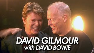 DAVID GILMOUR with DAVID BOWIE 『 Comfortably Numb 』 [upl. by Joon775]