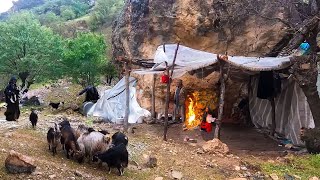 Heavy Rain in the Nomadic Mountain Camp [upl. by Amapuna]