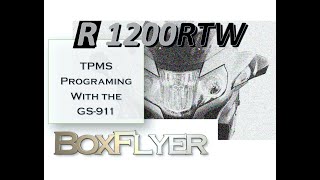 R1200RTW TPMS Programing with the GS911 [upl. by Armilla652]