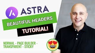 How To Setup Headers With Astra Theme  Normal Transparent Sticky amp More [upl. by Nylave476]