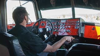 Peterbilt 379 pure power when accelerating drive HD [upl. by Odlanar]