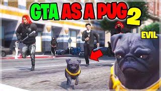 EVIL PUG TAKES OVER THE ENTIRE CITY IN GTA 5 RP [upl. by Ataner]