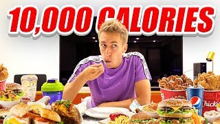 I ATTEMPTED TO EAT 10000 CALORIES IN 24 HOURS CHALLENGE [upl. by Howey]