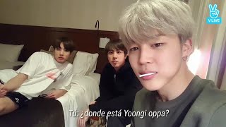 Imagina  Videollamada con Jimin y Jin ft Jungkook [upl. by Ardnek]