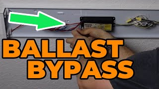 Flourescent to LED Conversion Ballast Bypass [upl. by Delastre90]