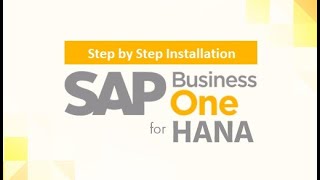 Step by step installation  SAP B1 on HANA [upl. by Rodney]