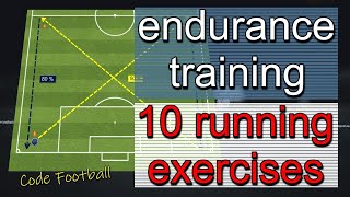 Endurance football training 10 running exercises [upl. by Adnelg]