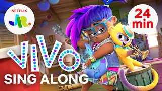 ALL Vivo Sing Along Songs amp Music Videos 🎶🐵 Netflix Jr [upl. by Jacquelyn]