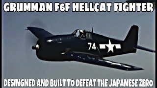 Grumman F6F Hellcat Fighter Aircraft [upl. by Hyacinth19]