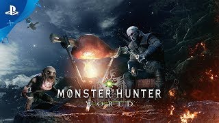 Monster Hunter World x The Witcher 3 Wild Hunt  Available Now  PS4 [upl. by Neraj40]