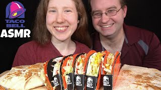 ASMR TACO BELL FLAMIN HOT TACOS MUKBANG With asmrDMbites EATING SOUNDS [upl. by Glover]