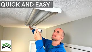 How to Change Long Light Bulbs  T12 Fluorescent Light Bulbs [upl. by Gothar]