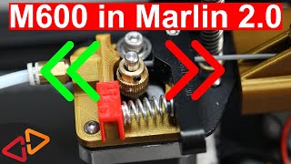 Marlin 20 M600 Filament change setup explained [upl. by Enwahs]