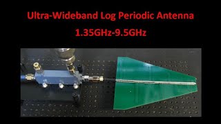 UltraWideband Log Periodic Antenna 135GHz95GHz [upl. by Salazar]