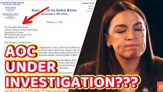 AOC TERRIFIED Begs DOJ to Reveal Investigation into Her Helping Migrants aoc newyork immigration [upl. by Bogey]