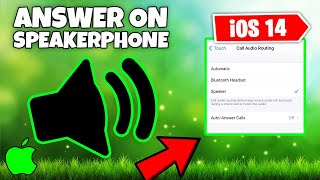 How To Set Speakerphone Mode To Automatically Activate On iPhone Calls [upl. by Ellmyer]